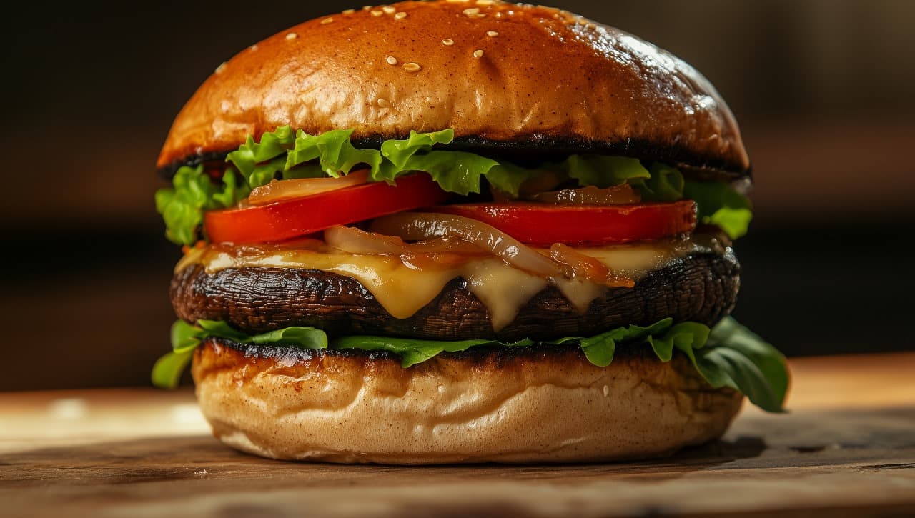 HAMBURGUESA DE HONGOS